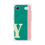 プレミアムスクエアケース with MagSafe［ オリジナル - initial color line - Y green ］