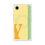 プレミアムスクエアケース with MagSafe［ オリジナル - initial color line - Y yellow ］