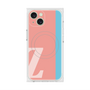 プレミアムスクエアケース with MagSafe［ オリジナル - initial color line - Z pink ］