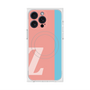 プレミアムスクエアケース with MagSafe［ オリジナル - initial color line - Z pink ］