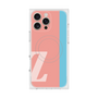 プレミアムスクエアケース with MagSafe［ オリジナル - initial color line - Z pink ］