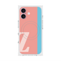 プレミアムスクエアケース with MagSafe［ オリジナル - initial color line - Z pink ］
