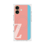 プレミアムスクエアケース with MagSafe［ オリジナル - initial color line - Z pink ］