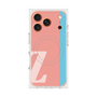 プレミアムスクエアケース with MagSafe［ オリジナル - initial color line - Z pink ］