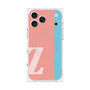 プレミアムスクエアケース with MagSafe［ オリジナル - initial color line - Z pink ］