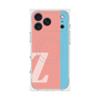 プレミアムスクエアケース with MagSafe［ オリジナル - initial color line - Z pink ］
