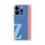 プレミアムスクエアケース with MagSafe［ オリジナル - initial color line - Z blue ］