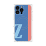 プレミアムスクエアケース with MagSafe［ オリジナル - initial color line - Z blue ］