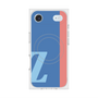 プレミアムスクエアケース with MagSafe［ オリジナル - initial color line - Z blue ］