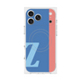 プレミアムスクエアケース with MagSafe［ オリジナル - initial color line - Z blue ］