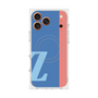 プレミアムスクエアケース with MagSafe［ オリジナル - initial color line - Z blue ］