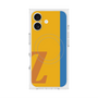 プレミアムスクエアケース with MagSafe［ オリジナル - initial color line - Z orange ］