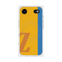 プレミアムスクエアケース with MagSafe［ オリジナル - initial color line - Z orange ］