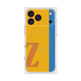 プレミアムスクエアケース with MagSafe［ オリジナル - initial color line - Z orange ］