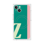 プレミアムスクエアケース with MagSafe［ オリジナル - initial color line - Z green ］