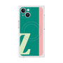 プレミアムスクエアケース with MagSafe［ オリジナル - initial color line - Z green ］