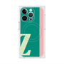 プレミアムスクエアケース with MagSafe［ オリジナル - initial color line - Z green ］