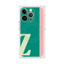 プレミアムスクエアケース with MagSafe［ オリジナル - initial color line - Z green ］