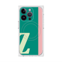 プレミアムスクエアケース with MagSafe［ オリジナル - initial color line - Z green ］