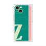 プレミアムスクエアケース with MagSafe［ オリジナル - initial color line - Z green ］