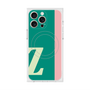 プレミアムスクエアケース with MagSafe［ オリジナル - initial color line - Z green ］