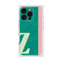 プレミアムスクエアケース with MagSafe［ オリジナル - initial color line - Z green ］