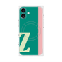 プレミアムスクエアケース with MagSafe［ オリジナル - initial color line - Z green ］