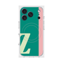 プレミアムスクエアケース with MagSafe［ オリジナル - initial color line - Z green ］