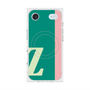 プレミアムスクエアケース with MagSafe［ オリジナル - initial color line - Z green ］