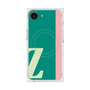 プレミアムスクエアケース with MagSafe［ オリジナル - initial color line - Z green ］