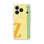 プレミアムスクエアケース with MagSafe［ オリジナル - initial color line - Z yellow ］