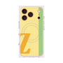 プレミアムスクエアケース with MagSafe［ オリジナル - initial color line - Z yellow ］