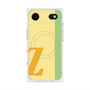 プレミアムスクエアケース with MagSafe［ オリジナル - initial color line - Z yellow ］
