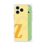 プレミアムスクエアケース with MagSafe［ オリジナル - initial color line - Z yellow ］