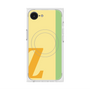 プレミアムスクエアケース with MagSafe［ オリジナル - initial color line - Z yellow ］