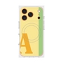 プレミアムスクエアケース with MagSafe［ オリジナル - initial color line - A yellow ］