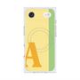 プレミアムスクエアケース with MagSafe［ オリジナル - initial color line - A yellow ］