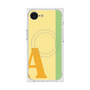 プレミアムスクエアケース with MagSafe［ オリジナル - initial color line - A yellow ］