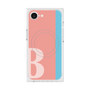 プレミアムスクエアケース with MagSafe［ オリジナル - initial color line - B pink ］