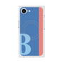 プレミアムスクエアケース with MagSafe［ オリジナル - initial color line - B blue ］