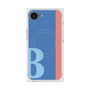 プレミアムスクエアケース with MagSafe［ オリジナル - initial color line - B blue ］