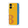 プレミアムスクエアケース with MagSafe［ オリジナル - initial color line - B orange ］