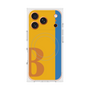 プレミアムスクエアケース with MagSafe［ オリジナル - initial color line - B orange ］