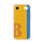 プレミアムスクエアケース with MagSafe［ オリジナル - initial color line - B orange ］