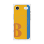 プレミアムスクエアケース with MagSafe［ オリジナル - initial color line - B orange ］