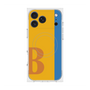 プレミアムスクエアケース with MagSafe［ オリジナル - initial color line - B orange ］