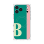 プレミアムスクエアケース with MagSafe［ オリジナル - initial color line - B green ］