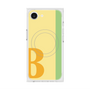 プレミアムスクエアケース with MagSafe［ オリジナル - initial color line - B yellow ］