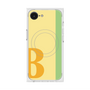 プレミアムスクエアケース with MagSafe［ オリジナル - initial color line - B yellow ］