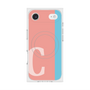 プレミアムスクエアケース with MagSafe［ オリジナル - initial color line - C pink ］